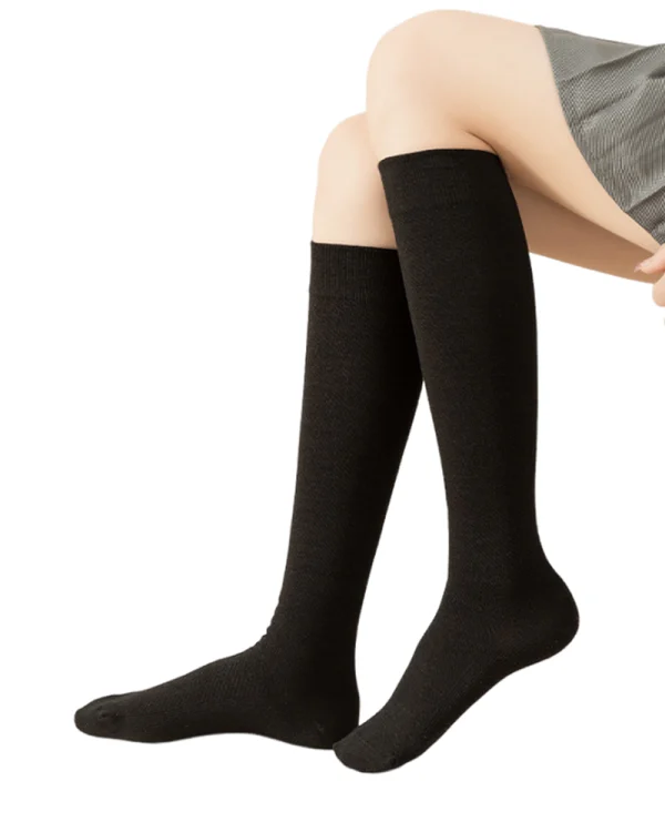 Product_Anti-odor Cotton Thermal Regulation Calf Sock_variant_Black_01