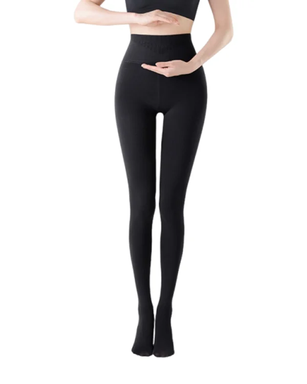 Product_Fleece-Lined and Thickened Nylon High-Waist Tights_variant_Black_01